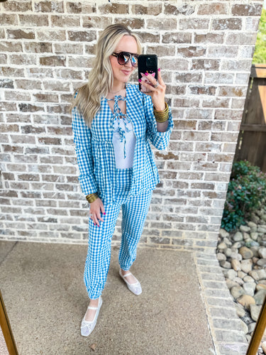 Little Ole Me Gingham Set