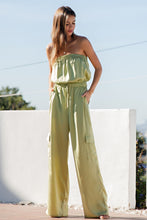Load image into Gallery viewer, Ceely Avocado Cargo Jumpsuit