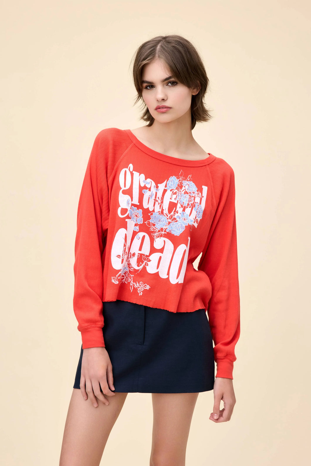 DAYDREAMER Grateful Dead Cropped Long Sleeve