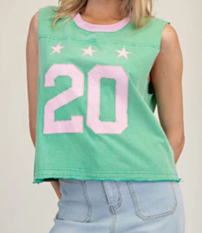 Evergreen Varsity Tank Top