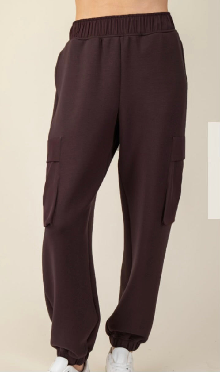 Brown Scuba Jogger Pant