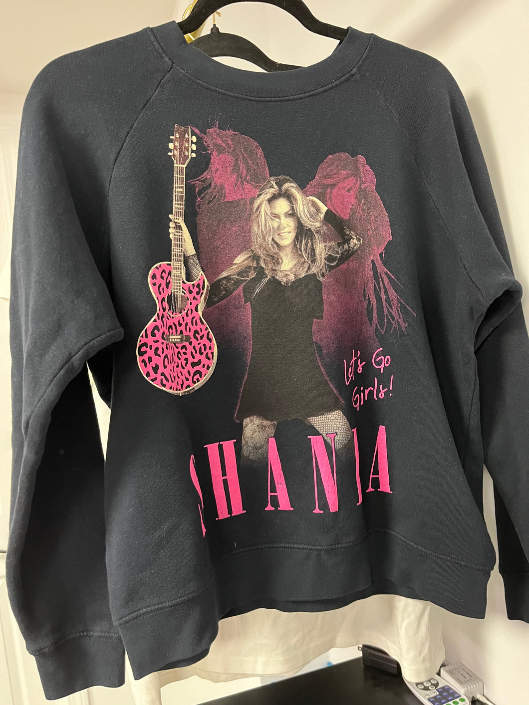 Shania Leopard Guitar sweatshirt