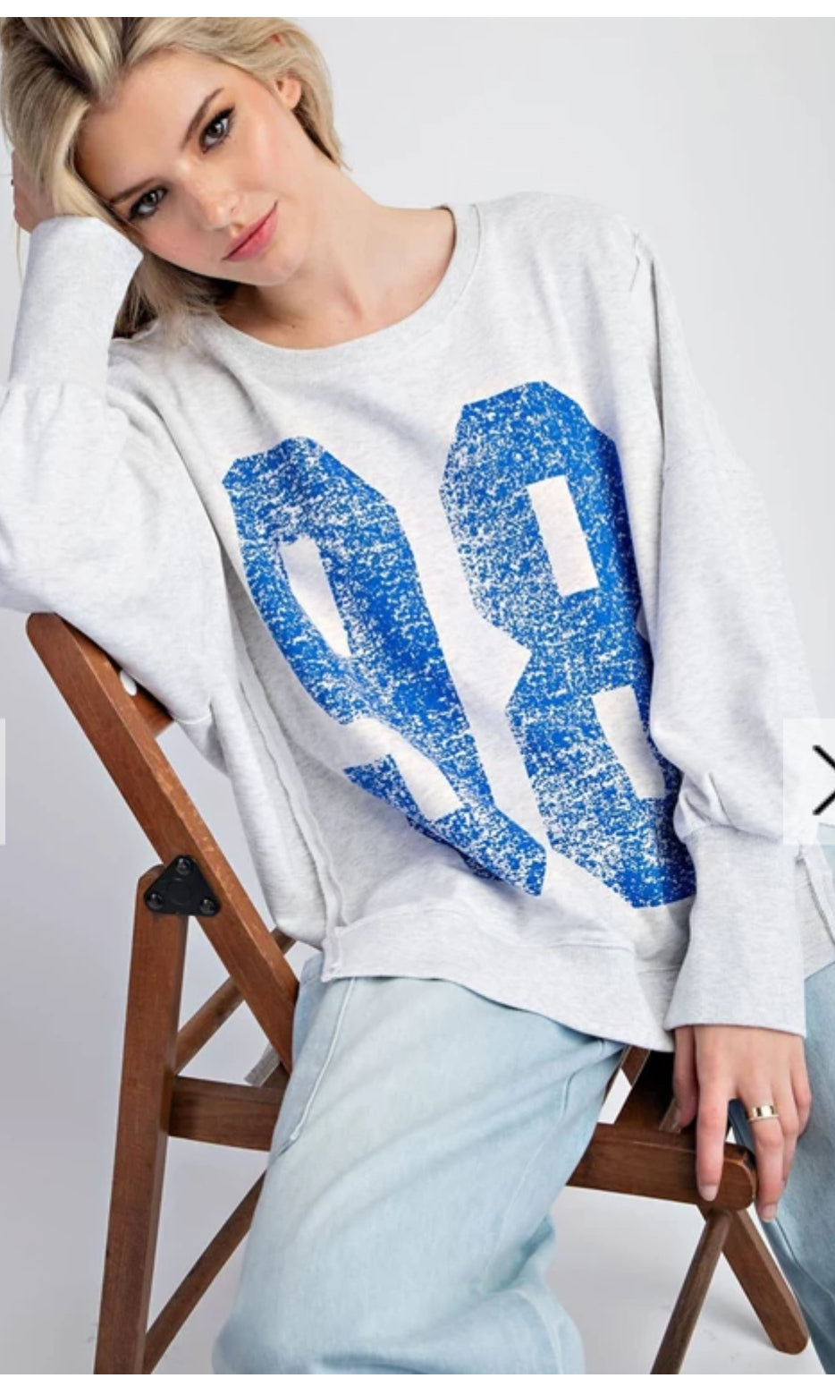 Varsity Blue 98 Sweatshirt