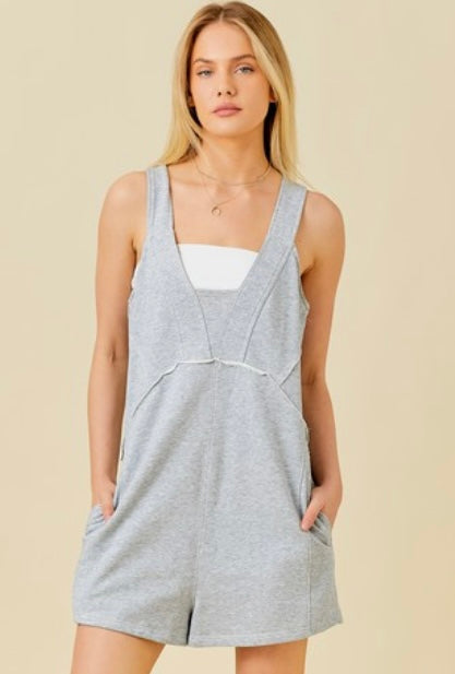 Heather Gray Athletic Romper