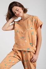 Load image into Gallery viewer, Apricot Splatter Top