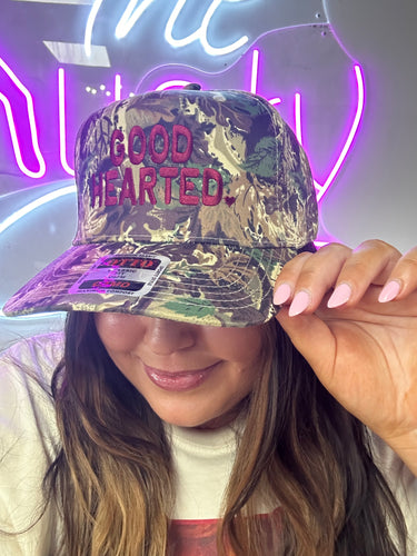 Good Hearted Camo Hat