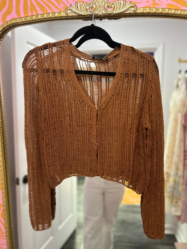 Copper Knit Cardigan