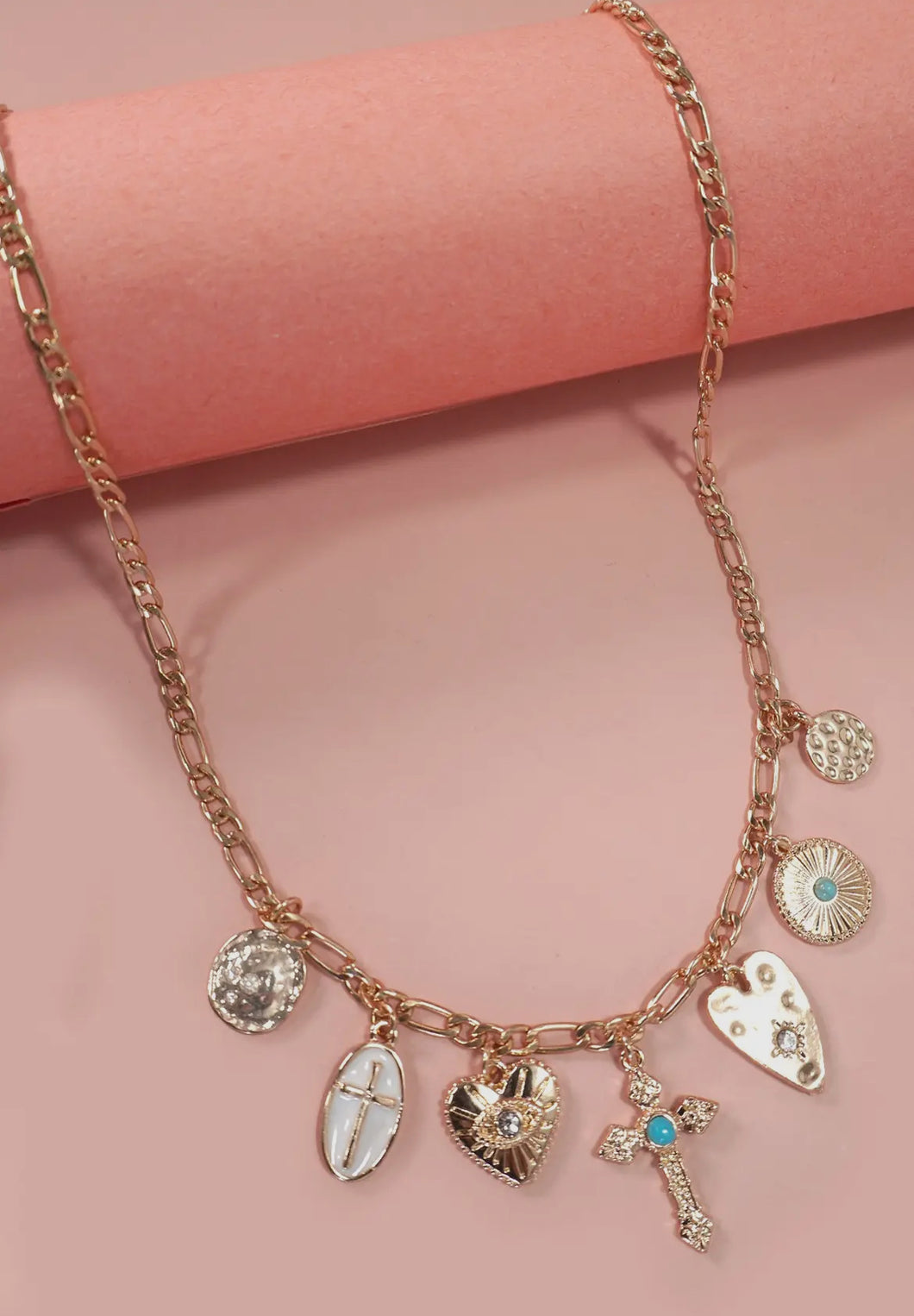 Gold Charm Necklace