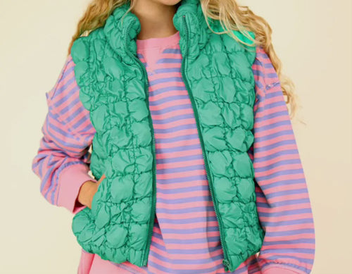 Green Puffer Vest