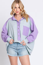 Load image into Gallery viewer, Mikey Button Pullover Lilac