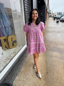 Lovely Lavender Mini Dress