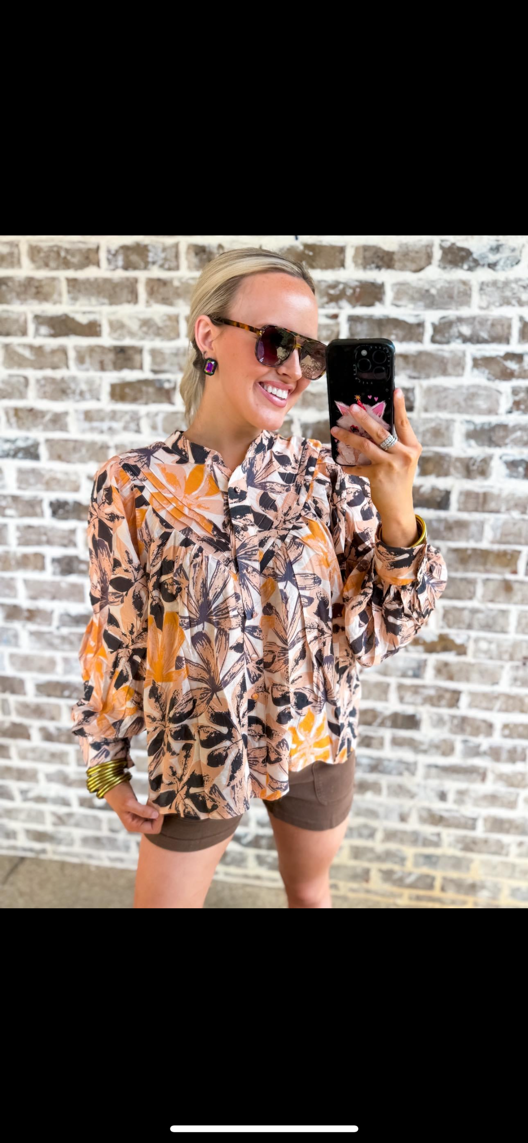 Gold Frenzy Blouse