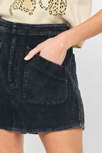 Load image into Gallery viewer, Myla Corduroy Shorts Black