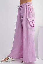 Load image into Gallery viewer, Kella Gauze Cargo Pants Pink