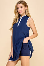 Load image into Gallery viewer, Hit The Court Tennis Dress Navy