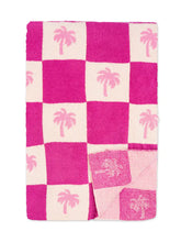 Load image into Gallery viewer, Pink Palm Blanket