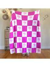 Load image into Gallery viewer, Pink Palm Blanket