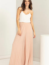 Load image into Gallery viewer, Max Wide Leg Pleated Pants Blush