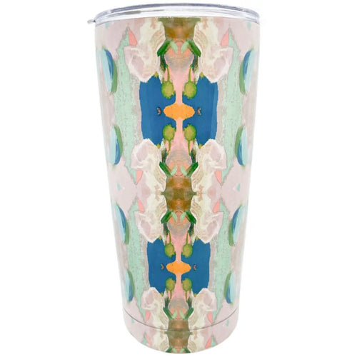 Laura Park Monet's Garden Navy Tall Tumbler